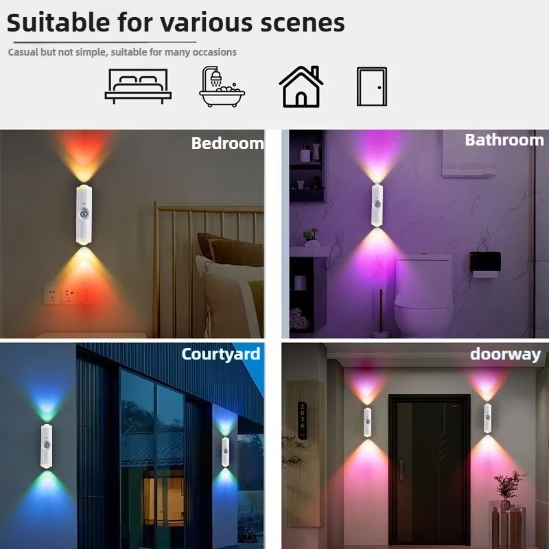 Smart RGB Gradient Night Light - Bathroom Home Improvement ulasan dan harga