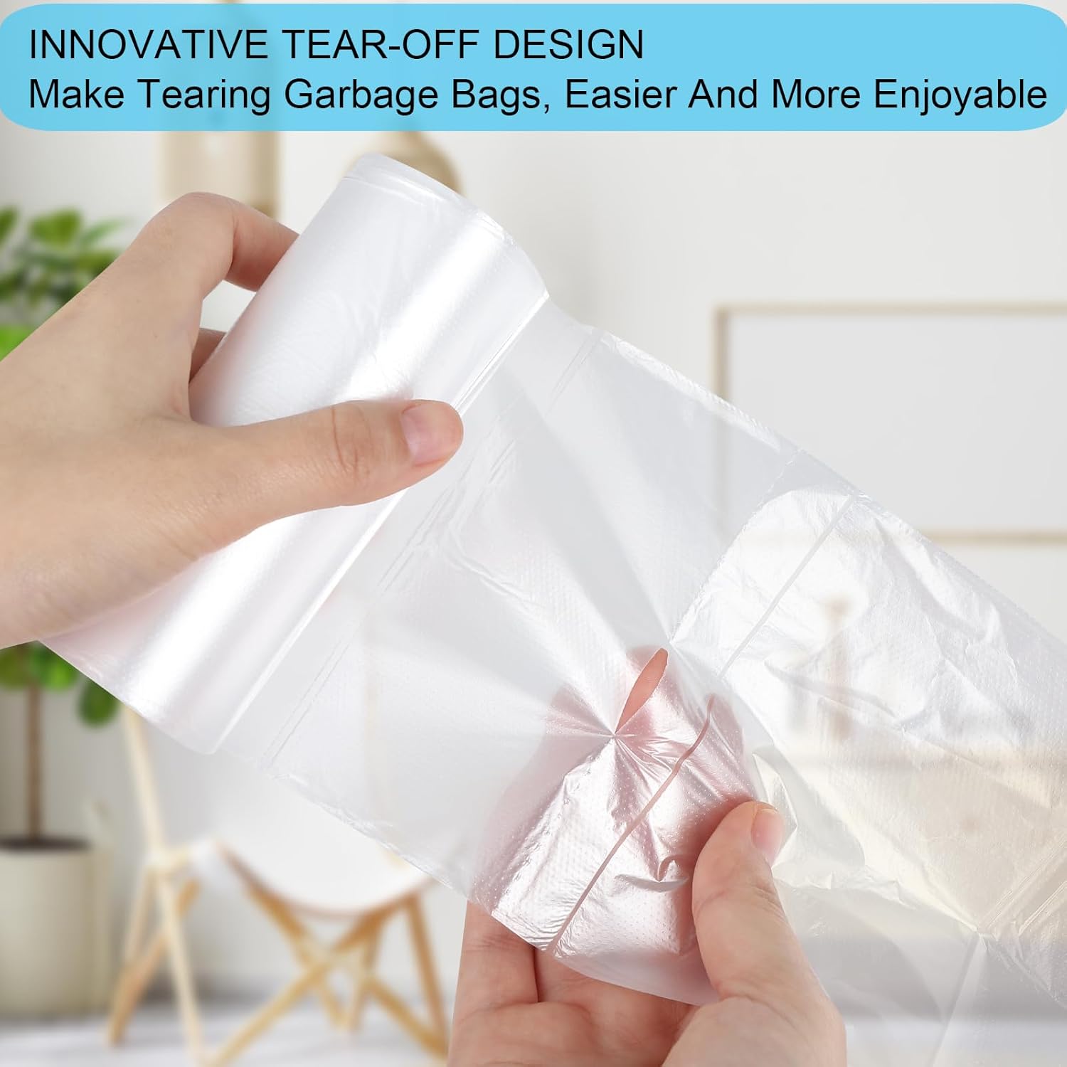 7.5L Clear Small Trash Bags, 1 - Home Bathroom Images ulasan dan harga