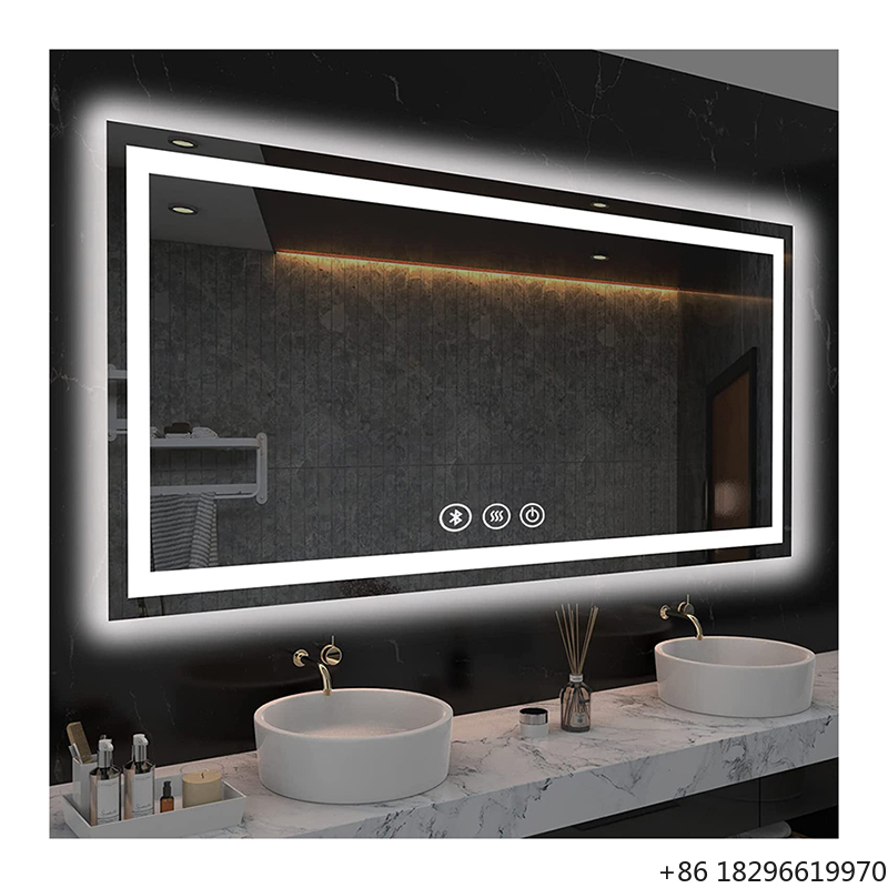 Large Rectangle LED Smart Bath - Bathroom Mirror Led ulasan dan harga