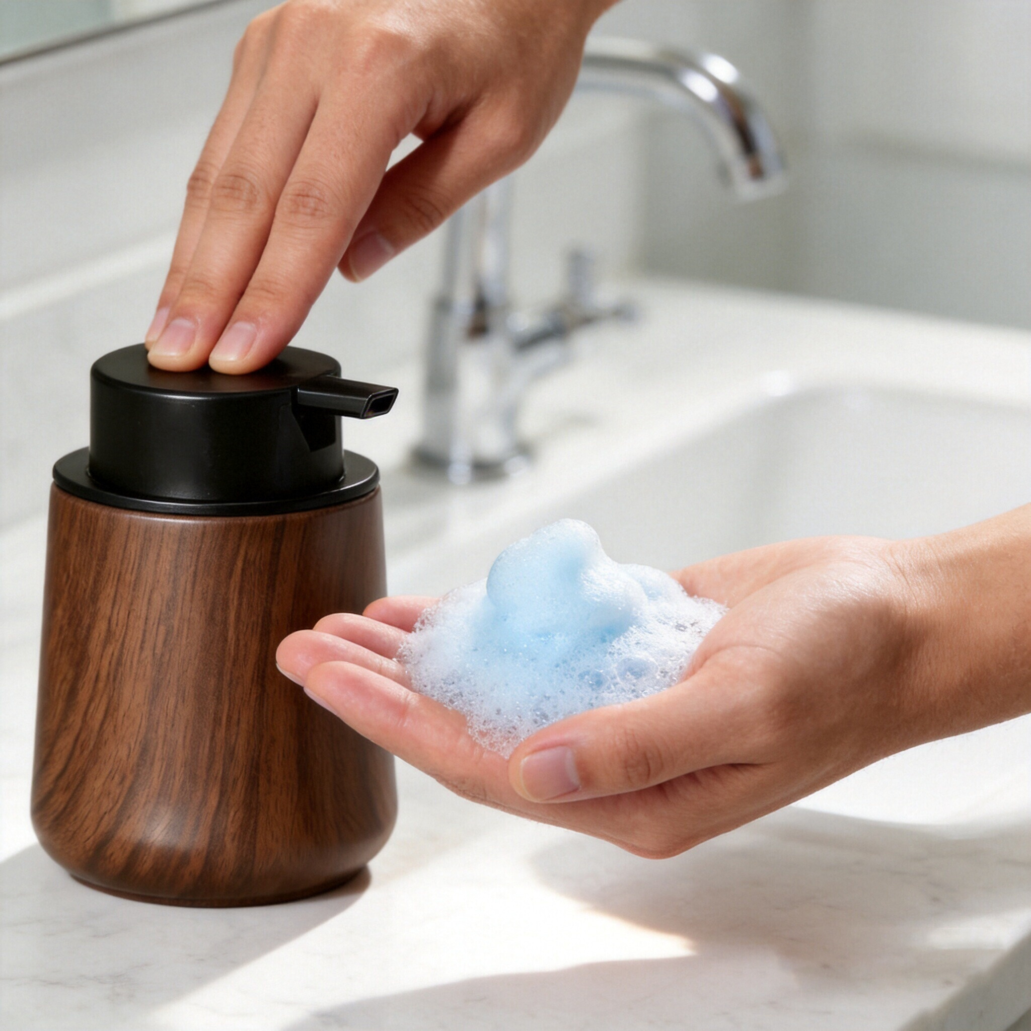 Elegant Hand Soap Dispenser an - Home Essentials Bathroom Organizer ulasan dan harga