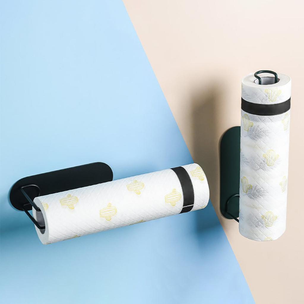Wall Mounted Paper Holder Towe - Home Bathroom Towel Dispenser ulasan dan harga